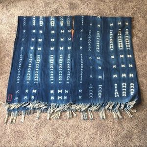 Handmade Indigo Mudcloth Poncho